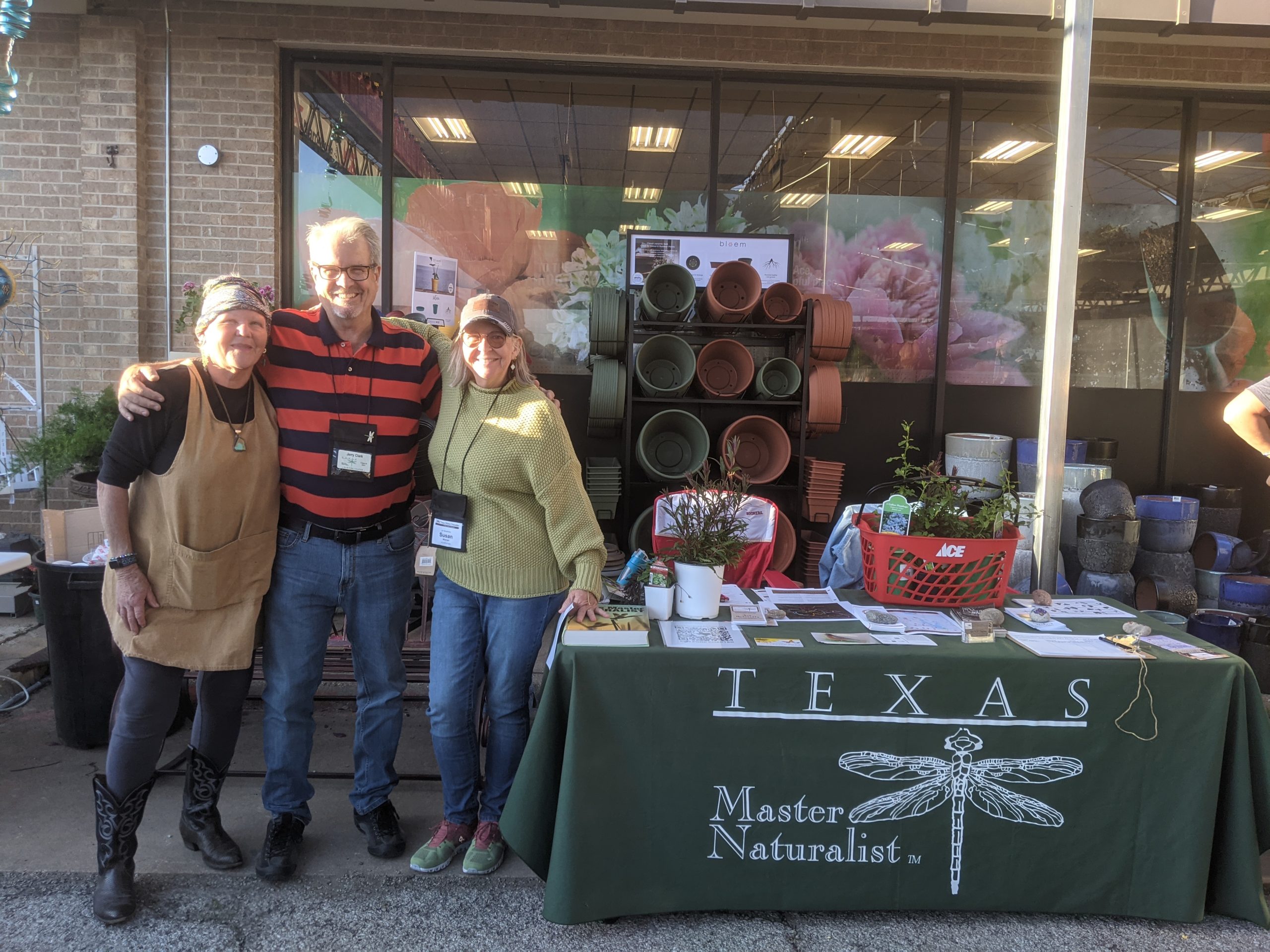 Outreach Photo of Texas Master Naturalist table